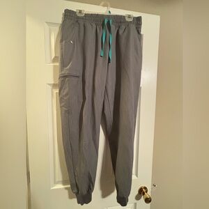 FIGS Zamora Graphite Scrub Pants